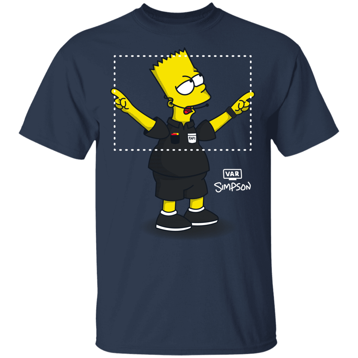 T-Shirts Navy / YXS VAR Simpson Youth T-Shirt