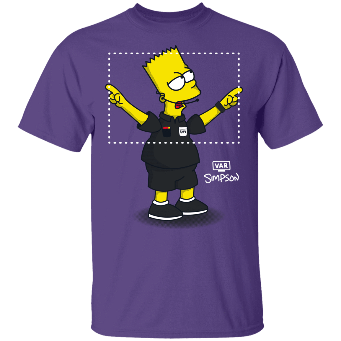 T-Shirts Purple / YXS VAR Simpson Youth T-Shirt