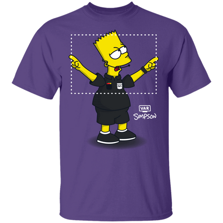 T-Shirts Purple / YXS VAR Simpson Youth T-Shirt