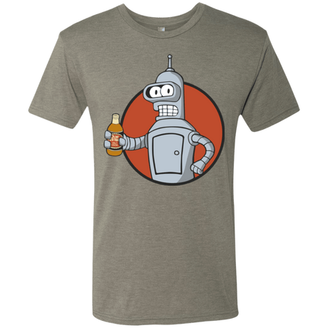 T-Shirts Venetian Grey / Small Vault bot Men's Triblend T-Shirt