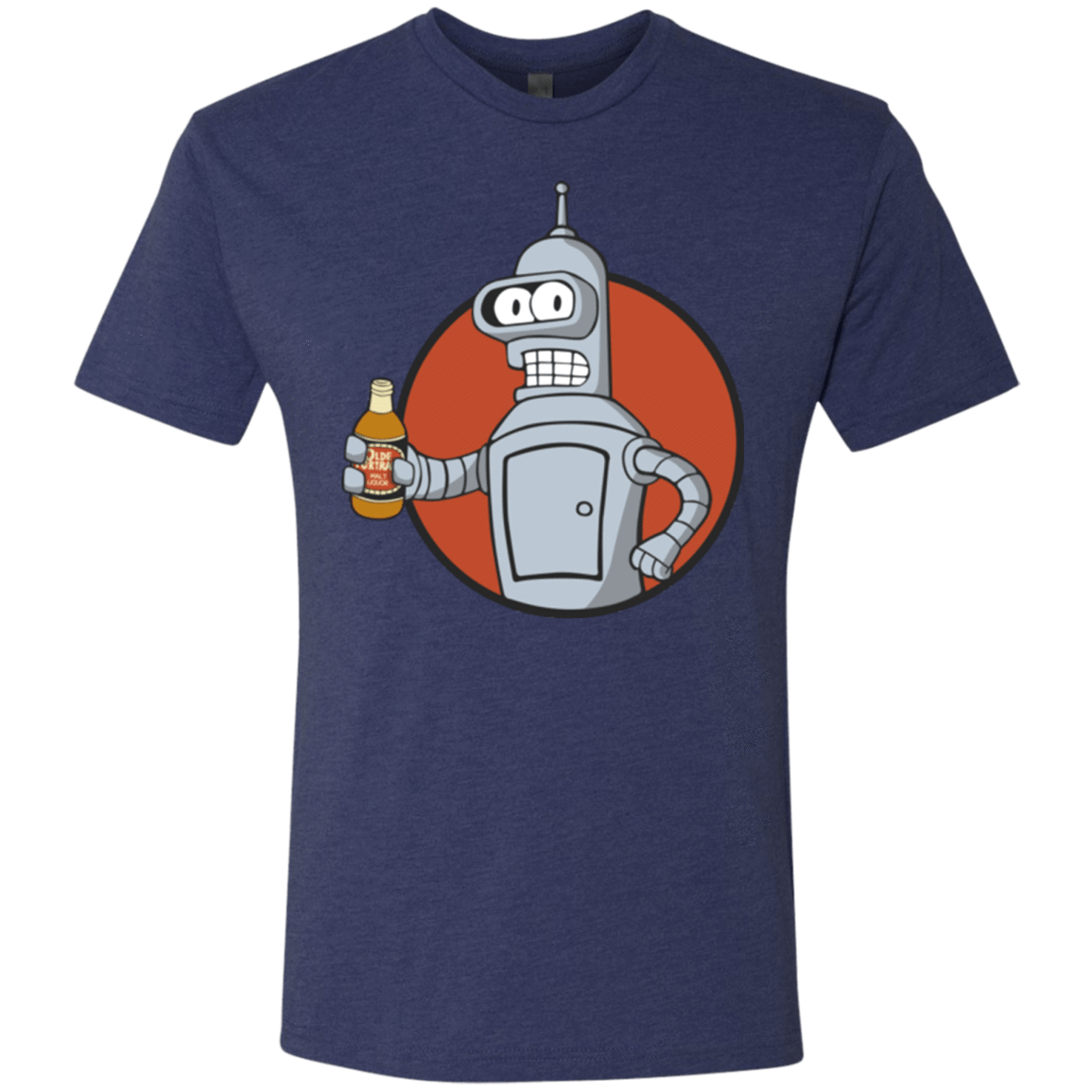 T-Shirts Vintage Navy / Small Vault bot Men's Triblend T-Shirt