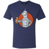 T-Shirts Vintage Navy / Small Vault bot Men's Triblend T-Shirt