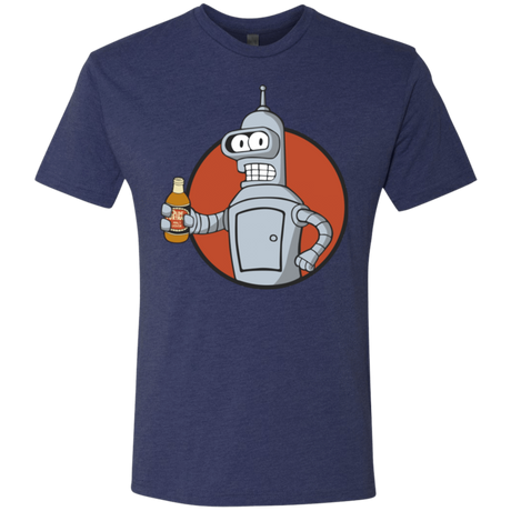 T-Shirts Vintage Navy / Small Vault bot Men's Triblend T-Shirt