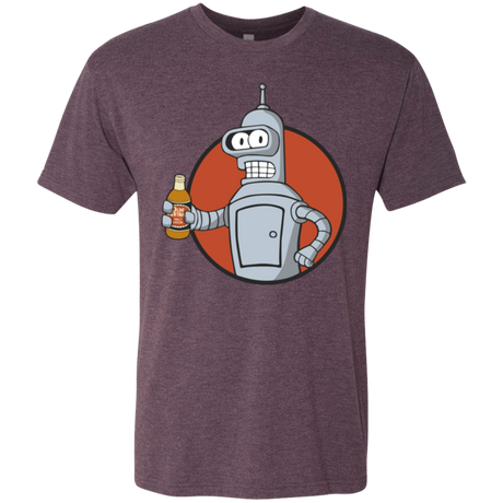 T-Shirts Vintage Purple / Small Vault bot Men's Triblend T-Shirt