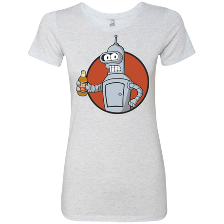 T-Shirts Heather White / Small Vault bot Women's Triblend T-Shirt