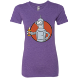 T-Shirts Purple Rush / Small Vault bot Women's Triblend T-Shirt