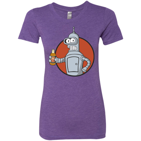 T-Shirts Purple Rush / Small Vault bot Women's Triblend T-Shirt