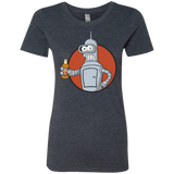 T-Shirts Vintage Navy / Small Vault bot Women's Triblend T-Shirt