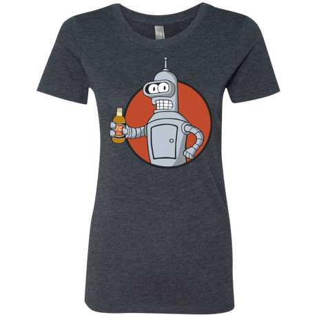 T-Shirts Vintage Navy / Small Vault bot Women's Triblend T-Shirt
