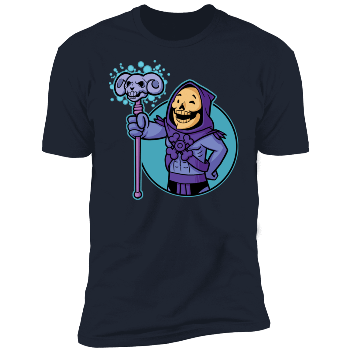 T-Shirts Midnight Navy / S Vault Skeletor Men's Premium T-Shirt