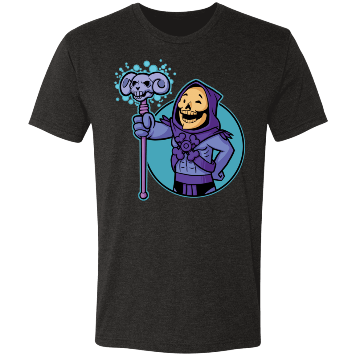 T-Shirts Vintage Black / S Vault Skeletor Men's Triblend T-Shirt