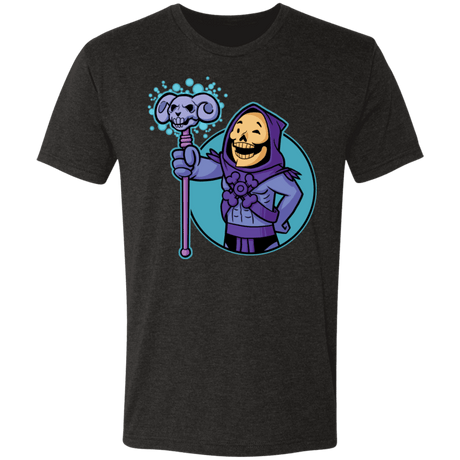 T-Shirts Vintage Black / S Vault Skeletor Men's Triblend T-Shirt