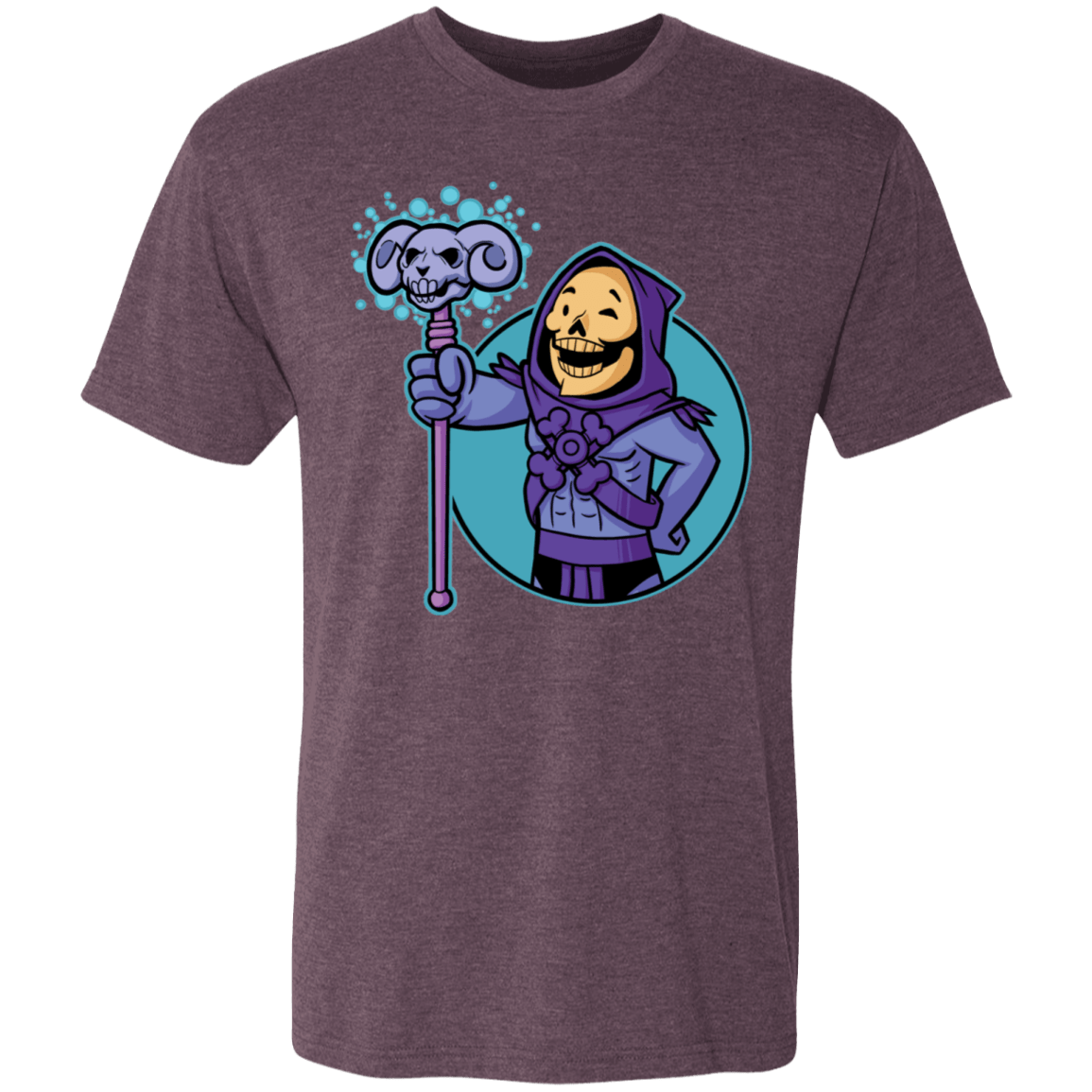 T-Shirts Vintage Purple / S Vault Skeletor Men's Triblend T-Shirt