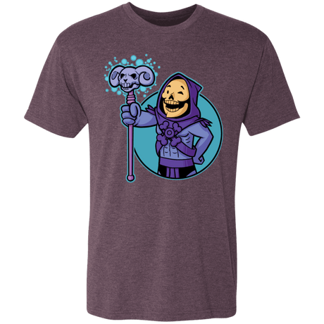 T-Shirts Vintage Purple / S Vault Skeletor Men's Triblend T-Shirt