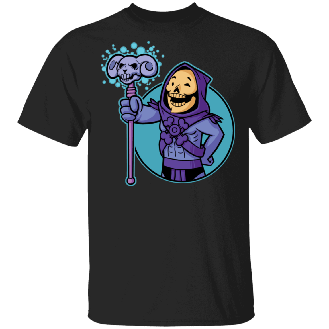 T-Shirts Black / S Vault Skeletor T-Shirt