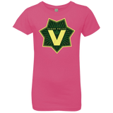 T-Shirts Hot Pink / YXS Vegan Police Girls Premium T-Shirt