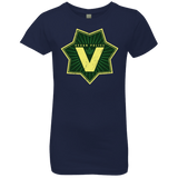T-Shirts Midnight Navy / YXS Vegan Police Girls Premium T-Shirt