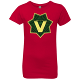T-Shirts Red / YXS Vegan Police Girls Premium T-Shirt
