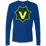 T-Shirts Royal / Small Vegan Police Men's Premium Long Sleeve
