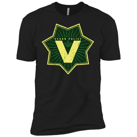 T-Shirts Black / X-Small Vegan Police Men's Premium T-Shirt