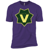 T-Shirts Purple / X-Small Vegan Police Men's Premium T-Shirt