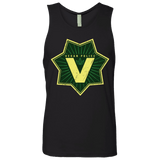 T-Shirts Black / Small Vegan Police Men's Premium Tank Top