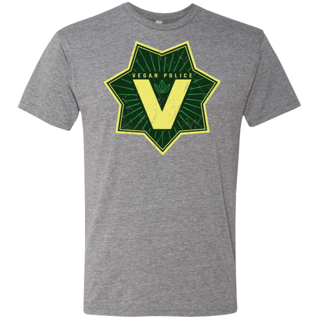 T-Shirts Premium Heather / Small Vegan Police Men's Triblend T-Shirt