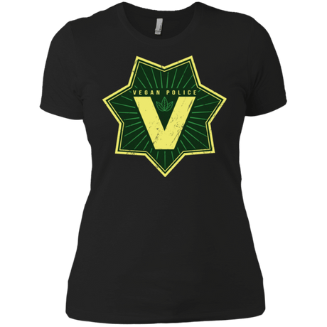 T-Shirts Black / X-Small Vegan Police Women's Premium T-Shirt