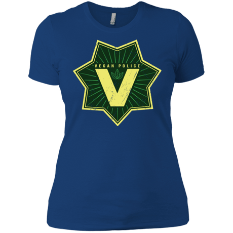 T-Shirts Royal / X-Small Vegan Police Women's Premium T-Shirt