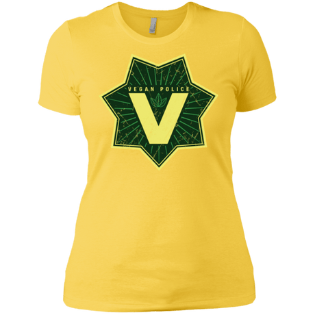 T-Shirts Vibrant Yellow / X-Small Vegan Police Women's Premium T-Shirt