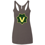 T-Shirts Macchiato / X-Small Vegan Police Women's Triblend Racerback Tank