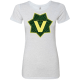 T-Shirts Heather White / Small Vegan Police Women's Triblend T-Shirt