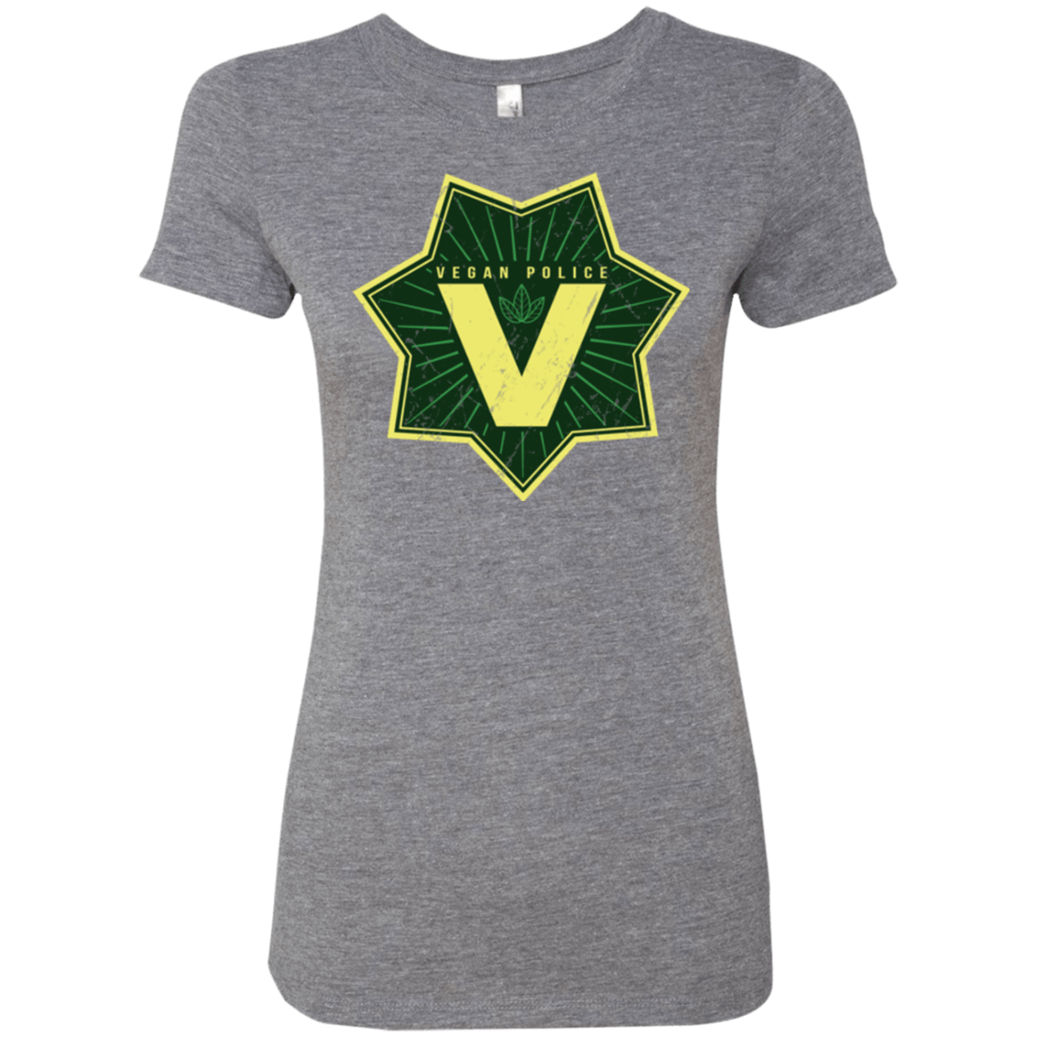 T-Shirts Premium Heather / Small Vegan Police Women's Triblend T-Shirt