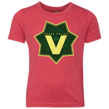 T-Shirts Vintage Red / YXS Vegan Police Youth Triblend T-Shirt