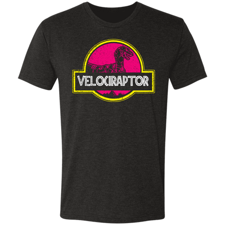 T-Shirts Vintage Black / S Velociraptor Men's Triblend T-Shirt