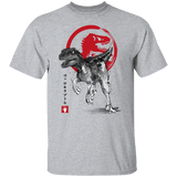 T-Shirts Sport Grey / S Velociraptor sumi-e T-Shirt