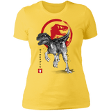T-Shirts Vibrant Yellow / S Velociraptor sumi-e Women's Premium T-Shirt