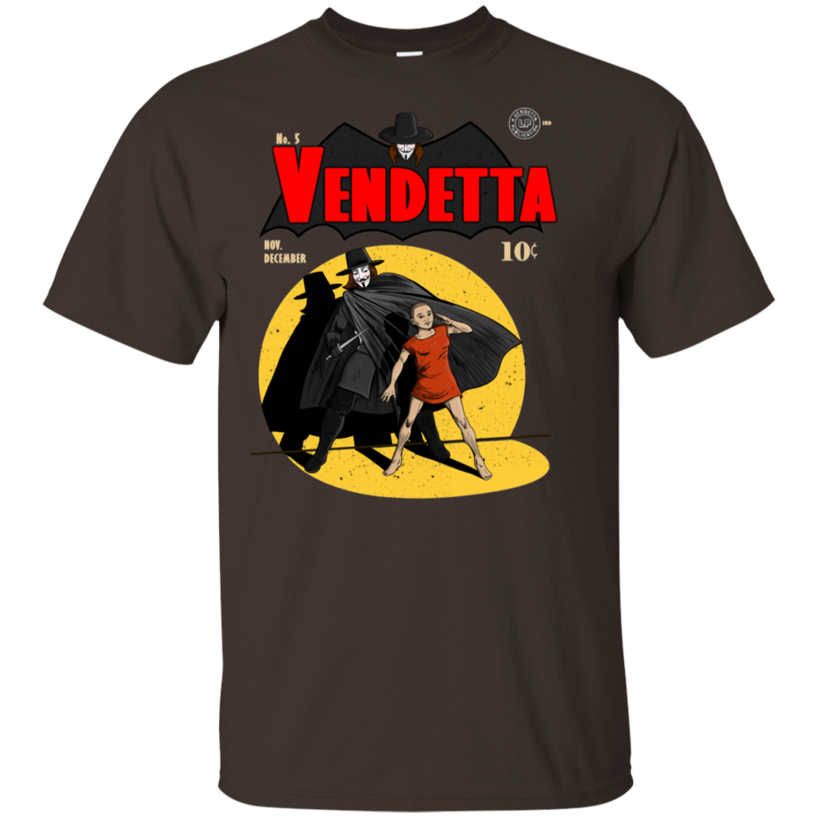 T-Shirts Dark Chocolate / S Vendetta T-Shirt