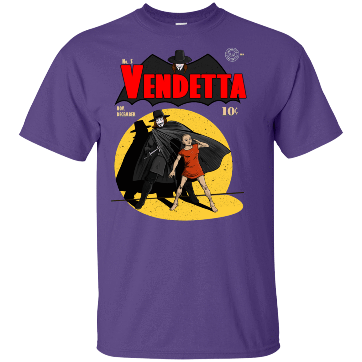 T-Shirts Purple / S Vendetta T-Shirt