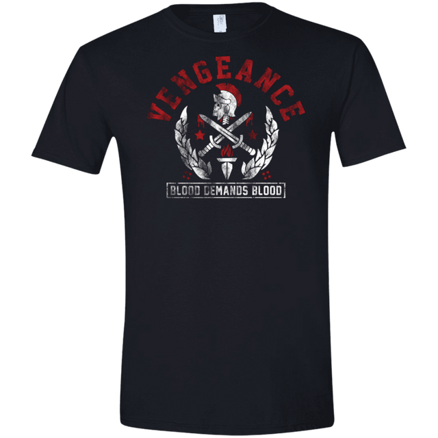 T-Shirts Black / S Vengeance Men's Semi-Fitted Softstyle