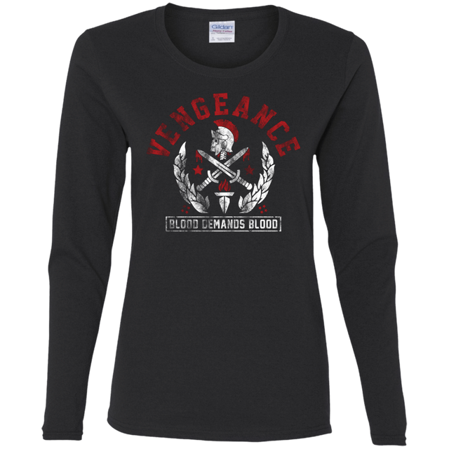 T-Shirts Black / S Vengeance Women's Long Sleeve T-Shirt