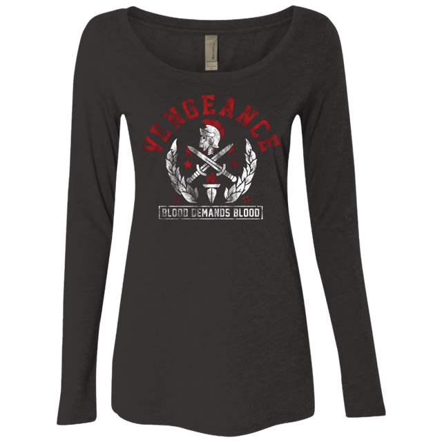 T-Shirts Vintage Black / S Vengeance Women's Triblend Long Sleeve Shirt