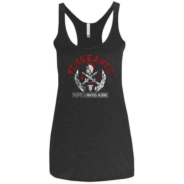 T-Shirts Vintage Black / X-Small Vengeance Women's Triblend Racerback Tank