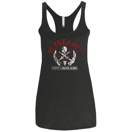 T-Shirts Vintage Black / X-Small Vengeance Women's Triblend Racerback Tank