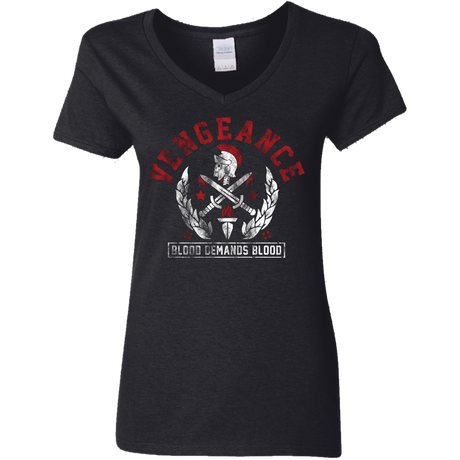 T-Shirts Black / S Vengeance Women's V-Neck T-Shirt