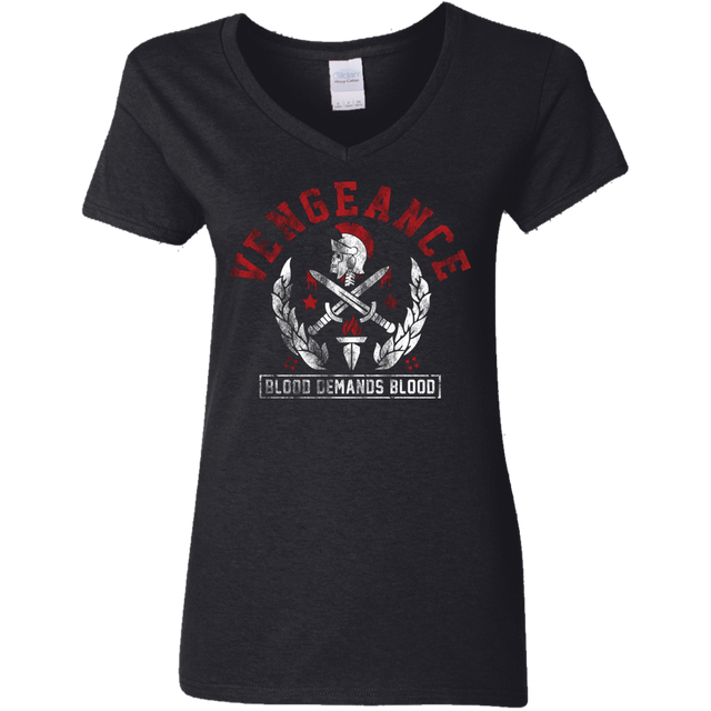 T-Shirts Black / S Vengeance Women's V-Neck T-Shirt