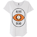 T-Shirts Heather White / X-Small Venny Triblend Dolman Sleeve