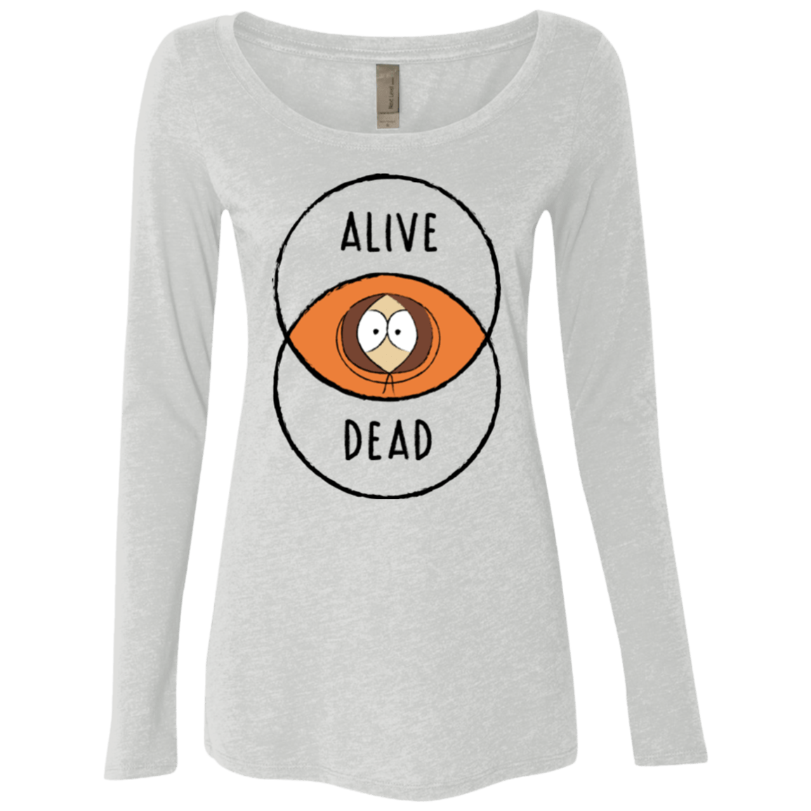 T-Shirts Heather White / S Venny Women's Triblend Long Sleeve Shirt