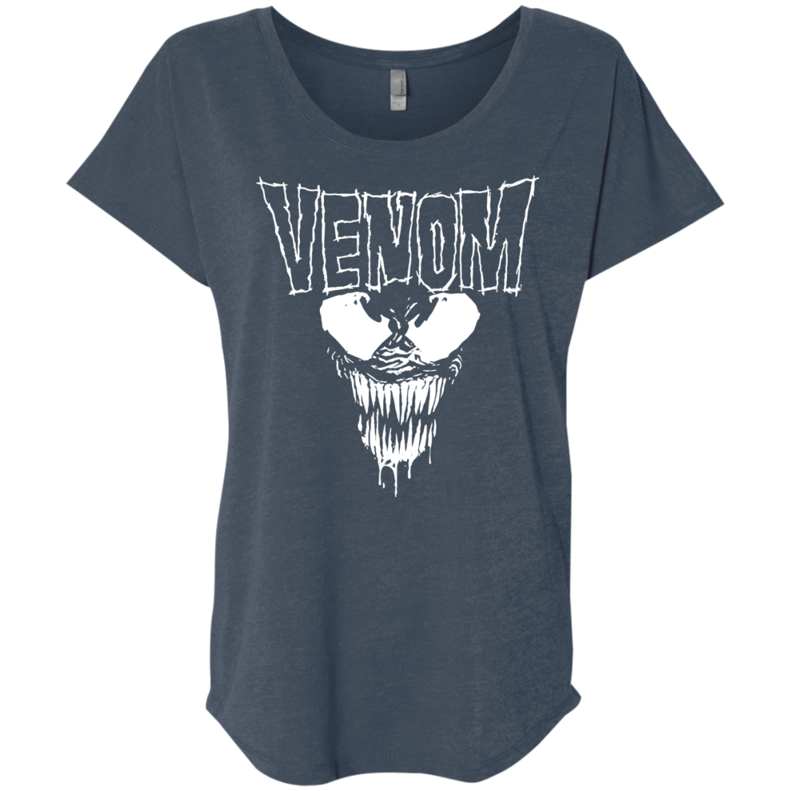 T-Shirts Indigo / X-Small Venom Danzig Triblend Dolman Sleeve