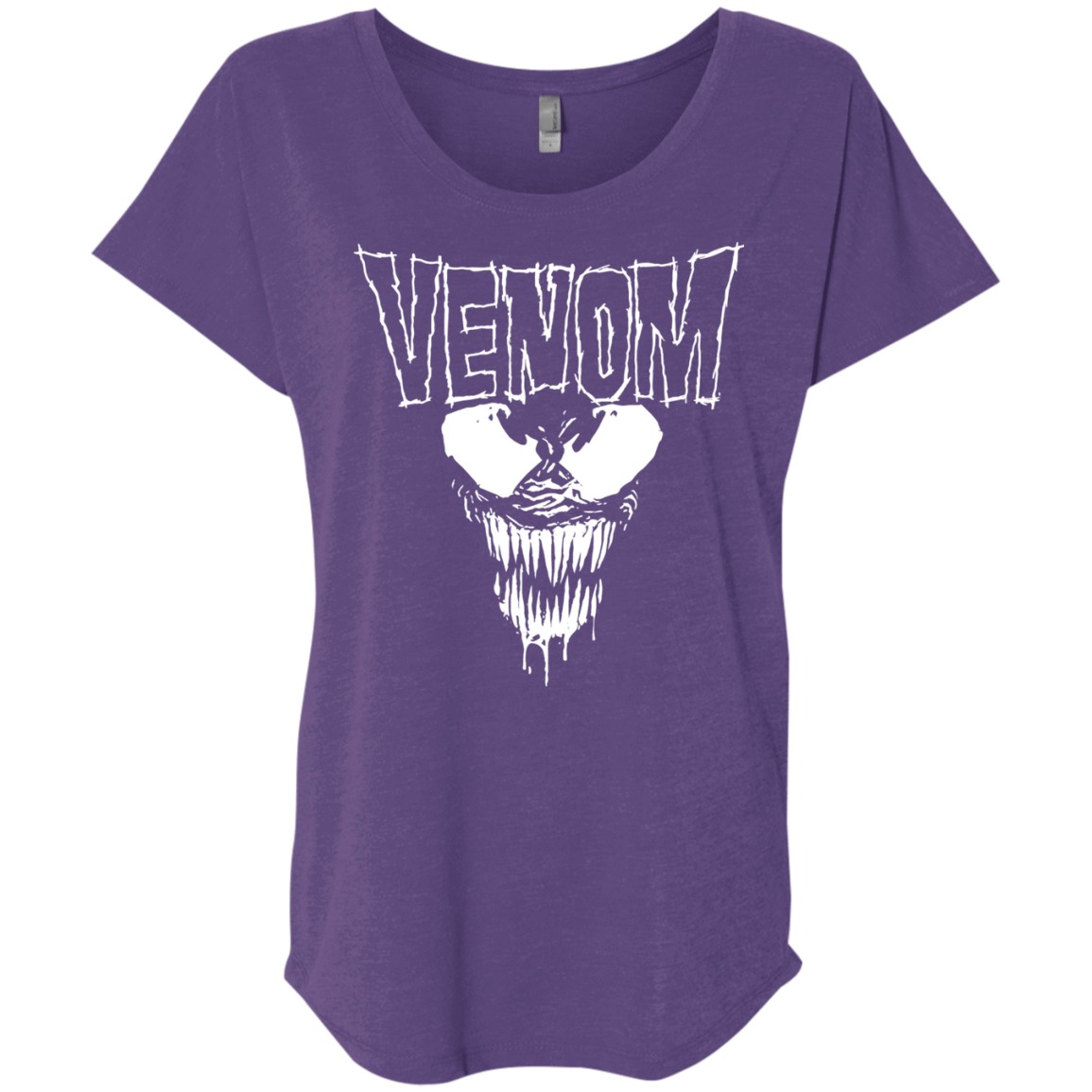 T-Shirts Purple Rush / X-Small Venom Danzig Triblend Dolman Sleeve